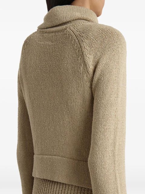 KHAITE front buttton cardigan - Neutrals