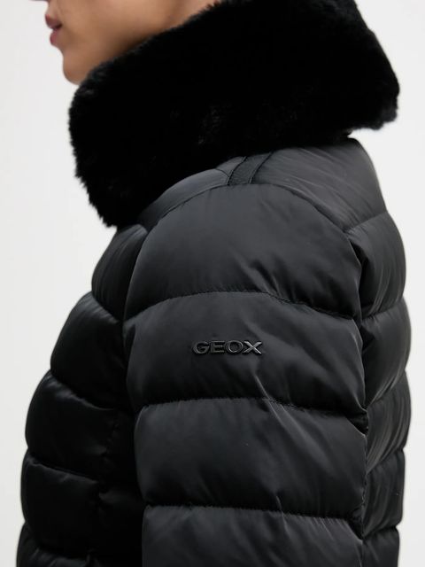 Geox kurtka puchowa BETTANIE kolor czarny zimowa W5626T T3122