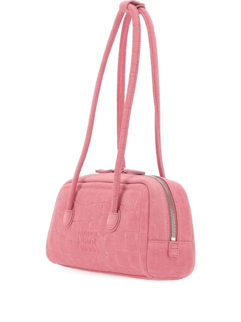 Marge Sherwood Soft Boston leather shoulder bag - Pink - zdjęcie produktu nr 1