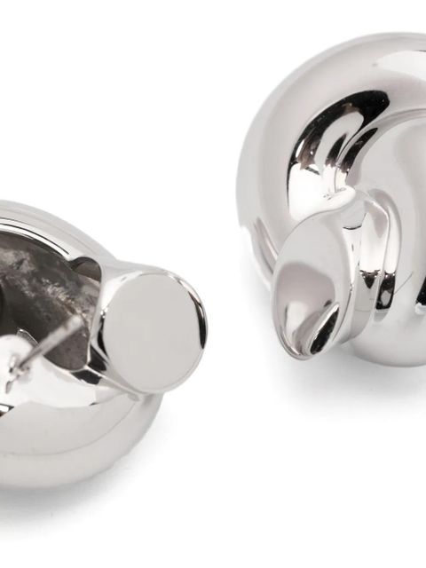 Missoma Lucy Williams Knot oversized stud earrings - Silver