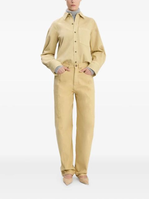 Victoria Beckham button-cuff shirt - Yellow - zdjęcie produktu nr 2