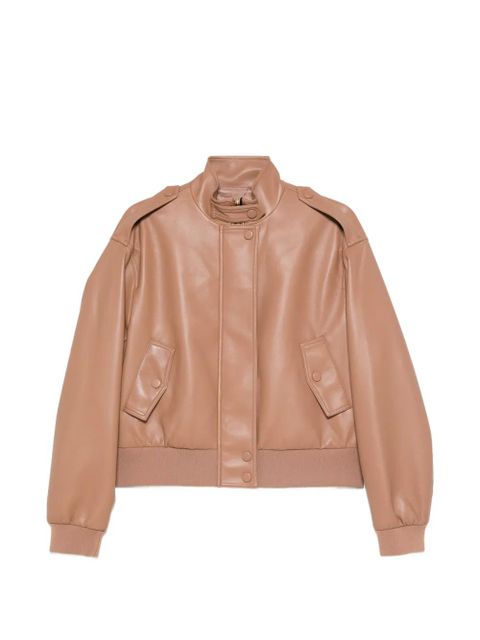 TWINSET buttoned bomber jacket - Neutrals - zdjęcie produktu nr 1