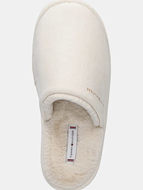 Tommy Hilfiger kapcie TH SOFT HOUSE SHOE kolor biały FW0FW08853