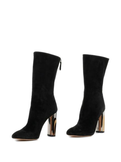 Alexander McQueen sculpted-heel fitted boots - Black - zdjęcie produktu nr 2