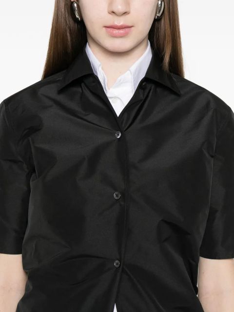 Jil Sander pointed-collar shirt - Black