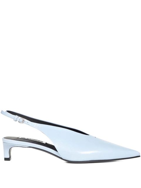 Jil Sander adjustable strap pointed pumps - Blue - zdjęcie produktu nr 1