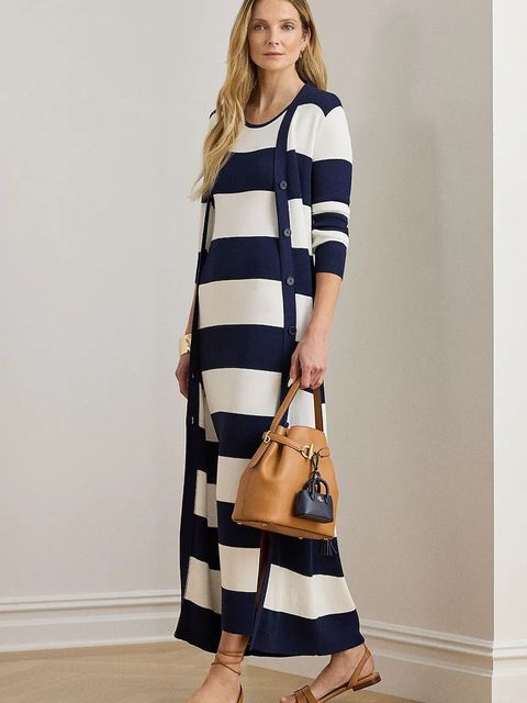 Lauren Ralph Lauren kardigan damski kolor granatowy 200P03490 - zdjęcie produktu nr 1