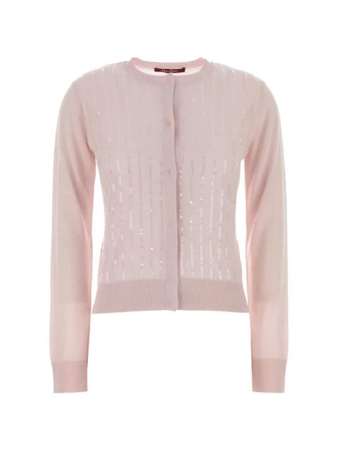 Max Mara sequin-details cardigan - Pink - zdjęcie produktu nr 1