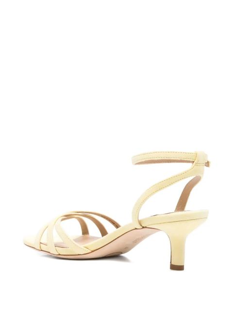 Lauren Ralph Lauren Kendyl crossover-strap suede sandals - Yellow
