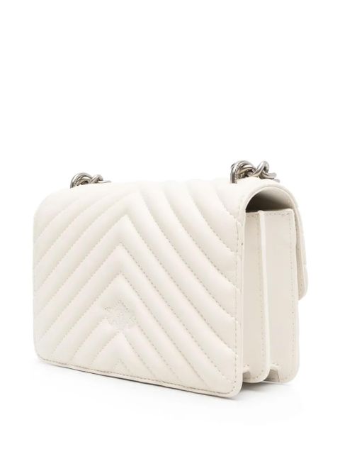PINKO mini Love One cross body bag - Neutrals