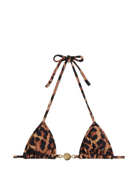 Reina Olga printed bikini top - Brown - zdjęcie produktu nr 1
