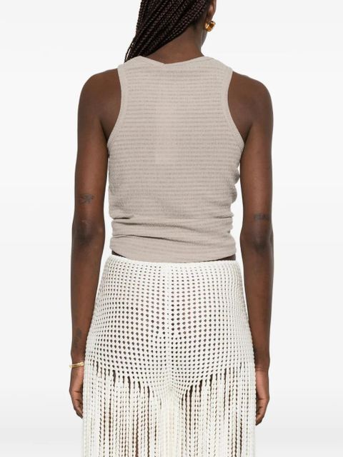 Magda Butrym knot-detail tank top - Neutrals