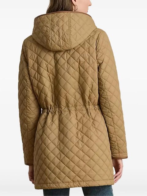 Lauren Ralph Lauren quilted hooded jacket - Brown - zdjęcie produktu nr 2