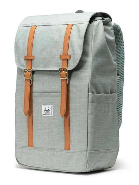 Herschel plecak kolor zielony duży gładki 11397-06569-OS