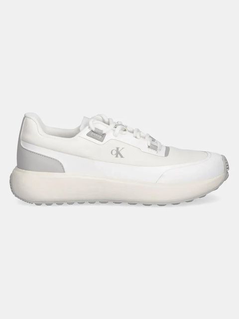Calvin Klein Jeans sneakersy ATHLEISURE RUNNER LACEUP NT damskie kolor biały YW0YW01823