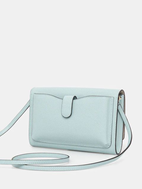 Furla torebka skórzana kolor turkusowy WE00675.ARE000.AQ0001007