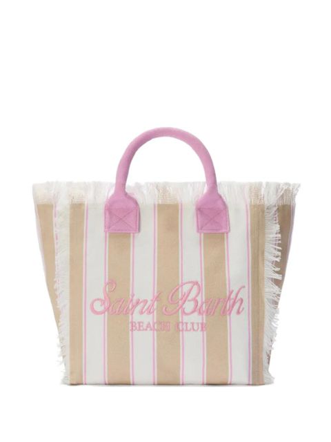 MC2 Saint Barth Vanity striped fringed tote bag - Neutrals - zdjęcie produktu nr 1