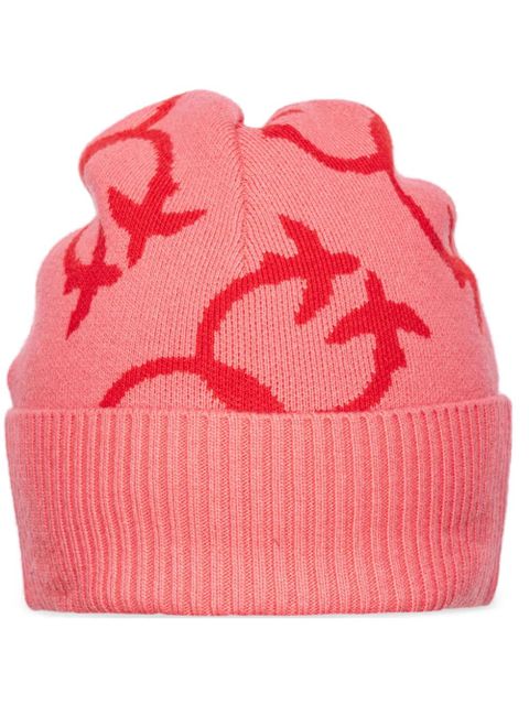 PINKO logo-jacquard beanie hat - zdjęcie produktu nr 1