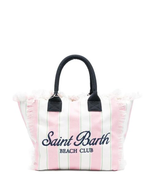 MC2 Saint Barth Vanity striped tote bag - Pink - zdjęcie produktu nr 1