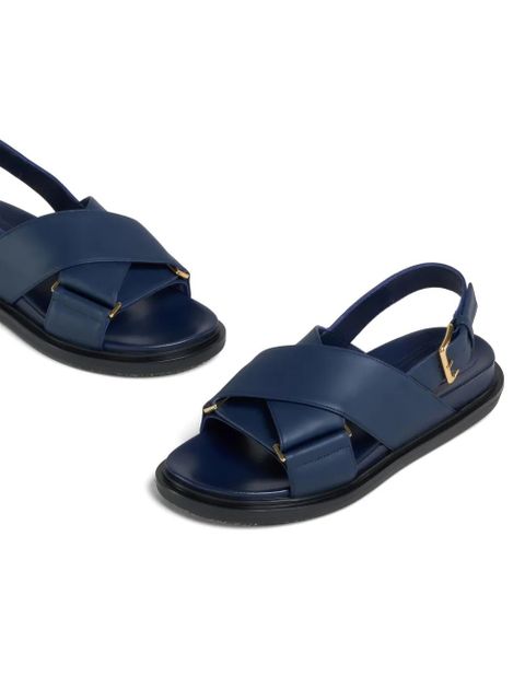 Marni leather sandals - Blue