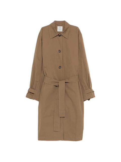 TOTEME belted button-fastening coat - Brown - zdjęcie produktu nr 2