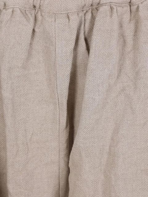Comme Des Garçons elasticated balloon trousers - Neutrals