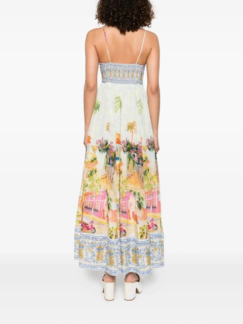 FARM Rio Aracati maxi dress - Blue