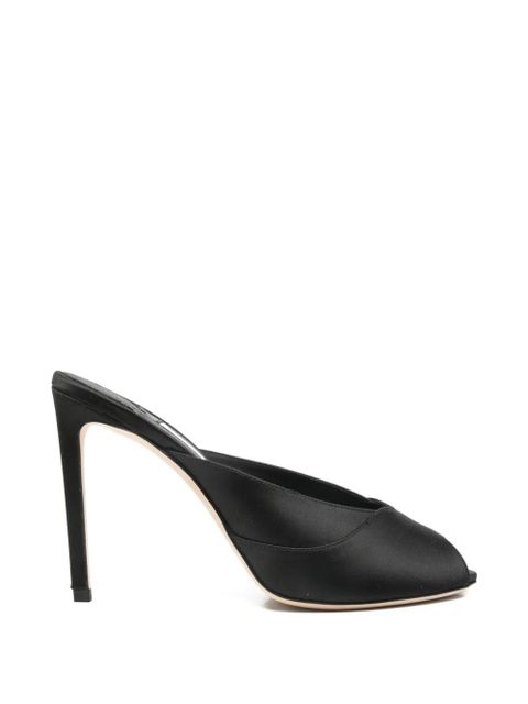 Jimmy Choo Brigitte peep-toe mules - Black - zdjęcie produktu nr 1