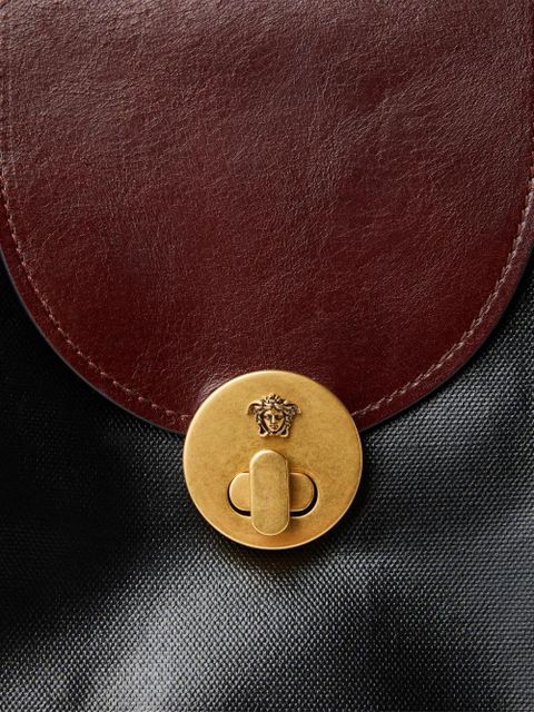 Versace gold tone hardware tote bag - Black