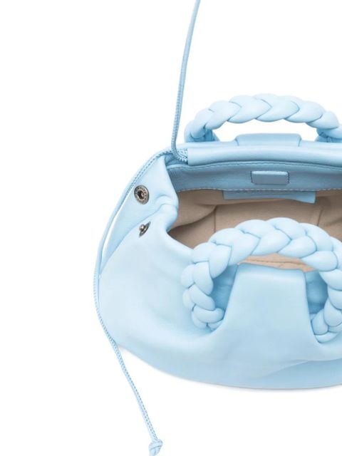 Hereu Bombon braided-handle mini bag - Blue