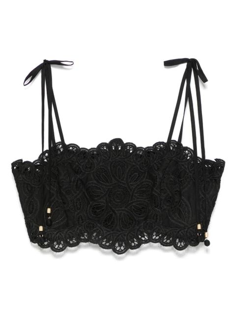 ZIMMERMANN Rhiannon crop top - Black - zdjęcie produktu nr 1