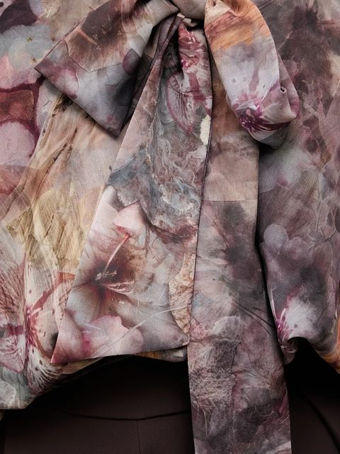 Answear.LAB bluzka damska kolor szary wzorzysta - zdjęcie produktu nr 2