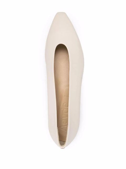 Aeyde slip-on ballerina shoes - Neutrals