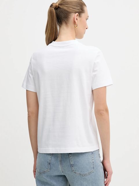 Calvin Klein Jeans t-shirt bawełniany damski kolor biały LV047E819G
