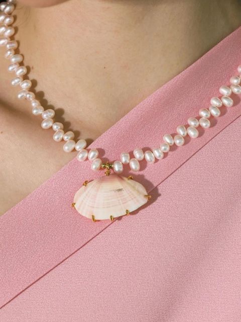 Jennifer Behr Coquina necklace - Neutrals - zdjęcie produktu nr 2