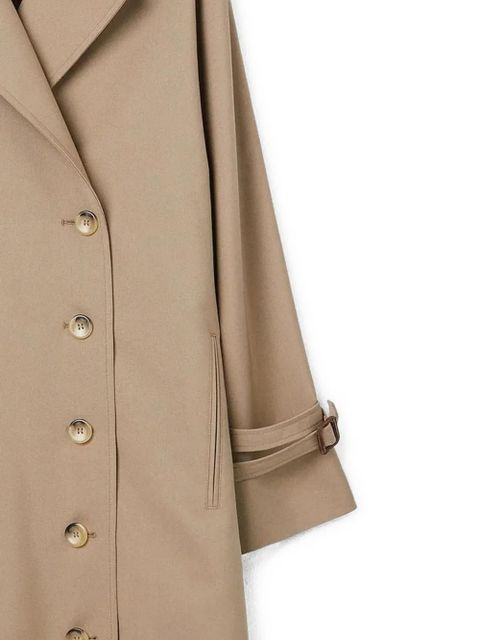 TOTEME notched-lapel double-breasted coat - Neutrals - zdjęcie produktu nr 2