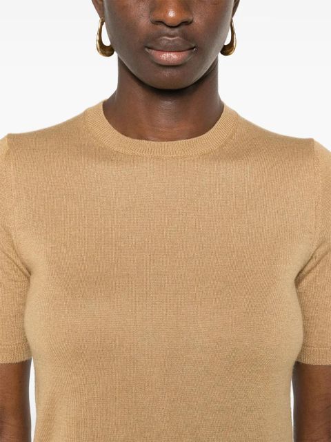 Max Mara Warren short-sleeve jumper - Neutrals