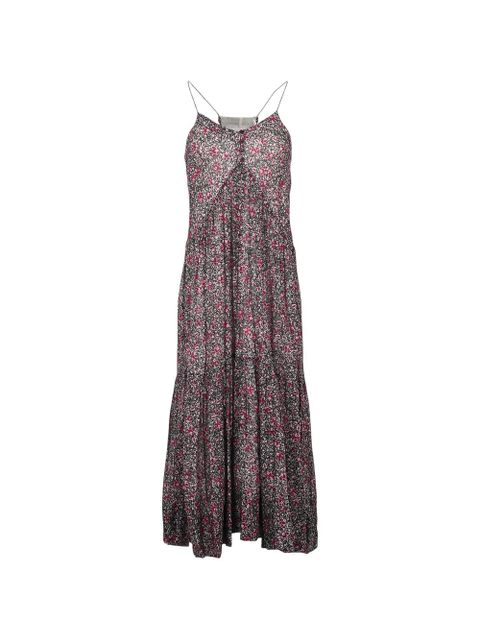 ISABEL MARANT floral-pattern sleeveless dress - Black - zdjęcie produktu nr 1