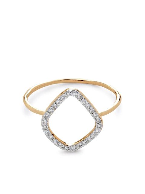 Monica Vinader 14kt yellow gold Riva Kite diamond ring - zdjęcie produktu nr 2