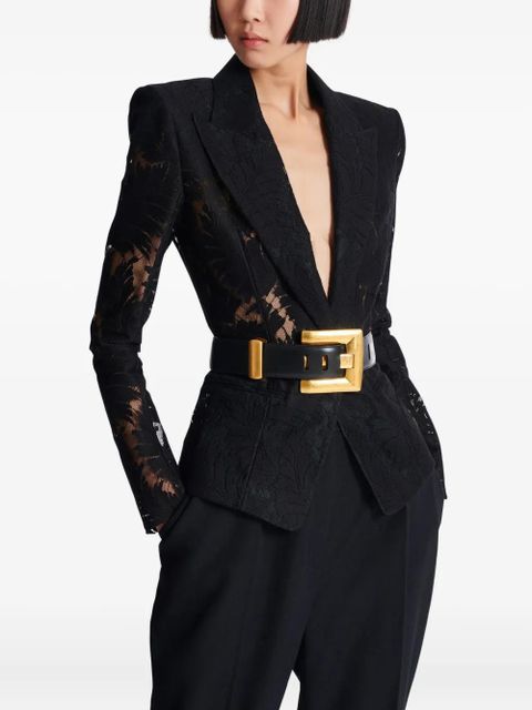 Balmain Anthem belt - Black - zdjęcie produktu nr 2