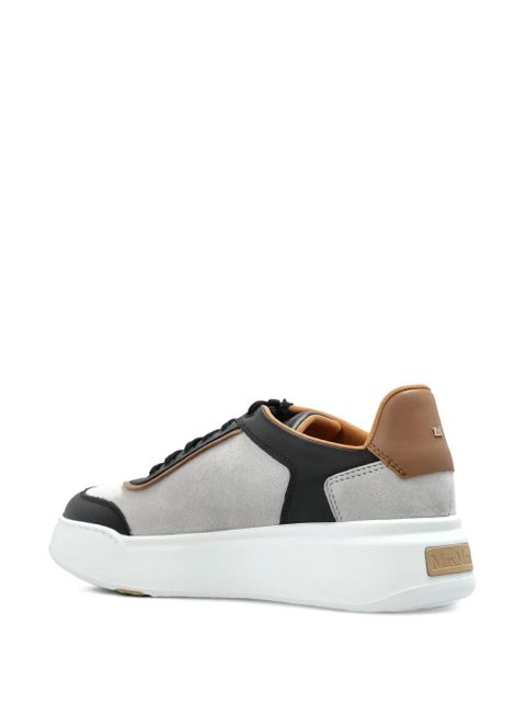 Max Mara Maxi suede sneakers - Neutrals