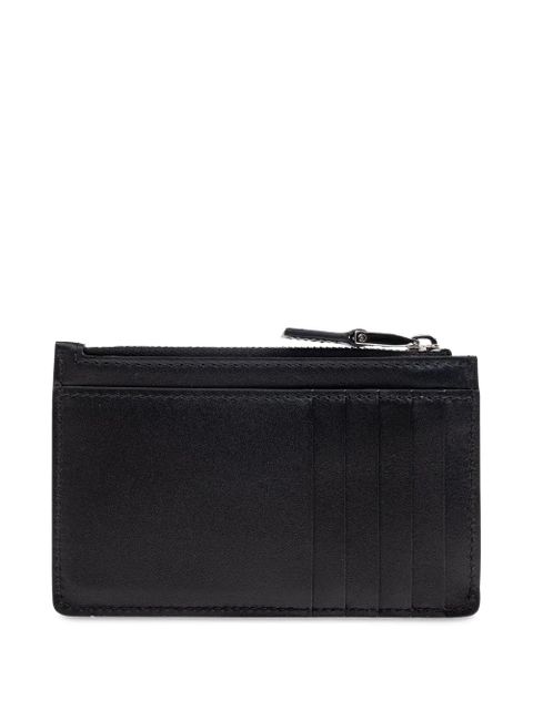 Max Mara leather zip pouch - Black
