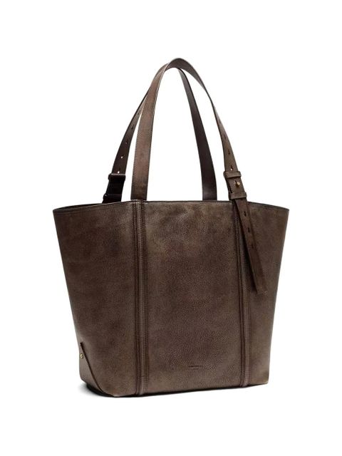 Golden Goose leather tote bag - Brown