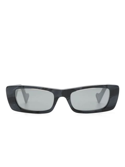 Gucci Eyewear rectangular-frame sunglasses - Black