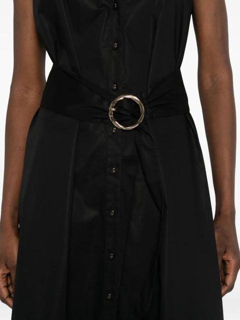 TWINSET belted buttoned dress - Black