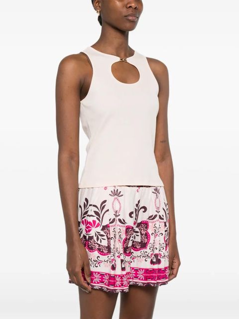 TWINSET cutout-detail top - Pink