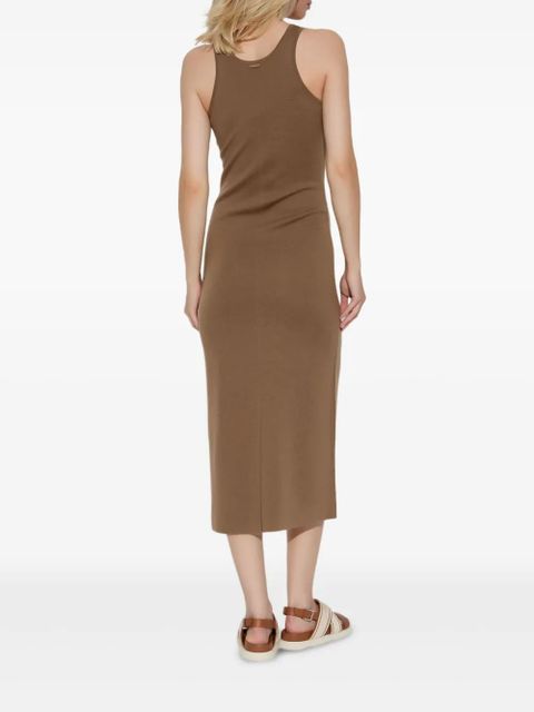 Max Mara Aceri midi dress - Brown