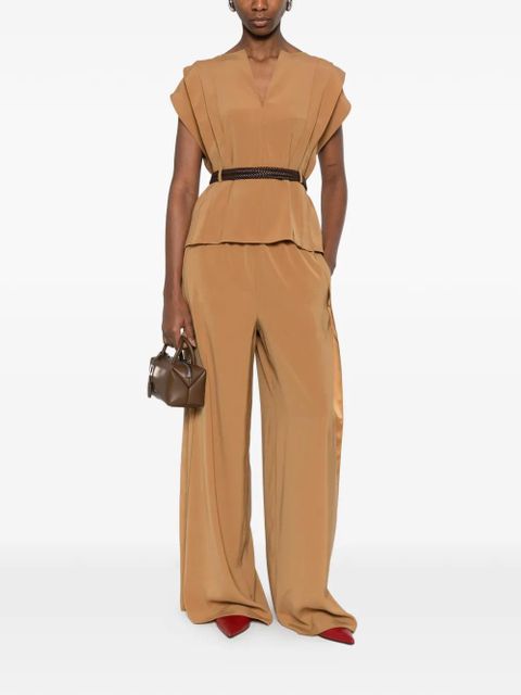 Max Mara Mxmzero split trousers - Brown - zdjęcie produktu nr 2
