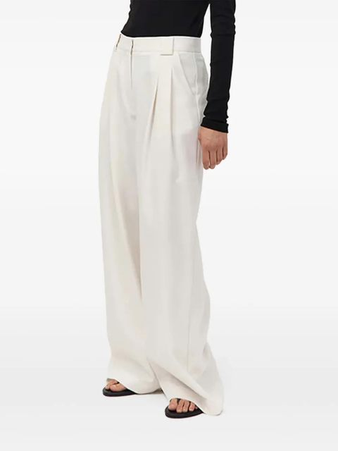 St. Agni pleated wide-leg trousers - White - zdjęcie produktu nr 2