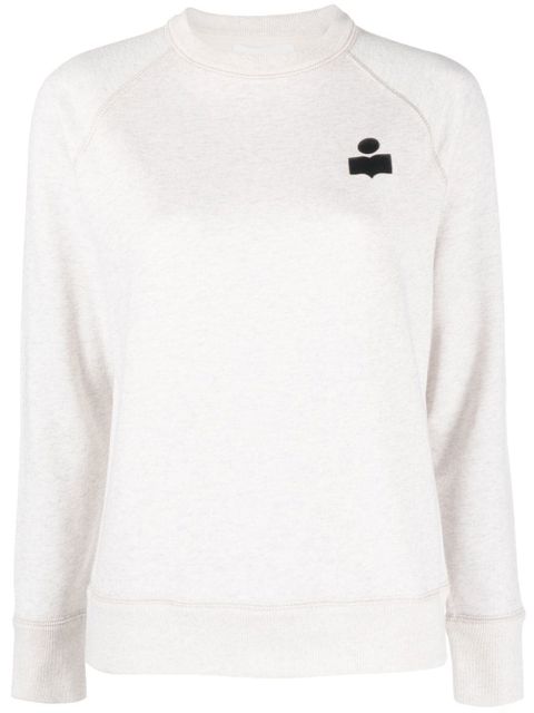 MARANT ÉTOILE Milla logo-embroidered sweatshirt - Neutrals - zdjęcie produktu nr 1